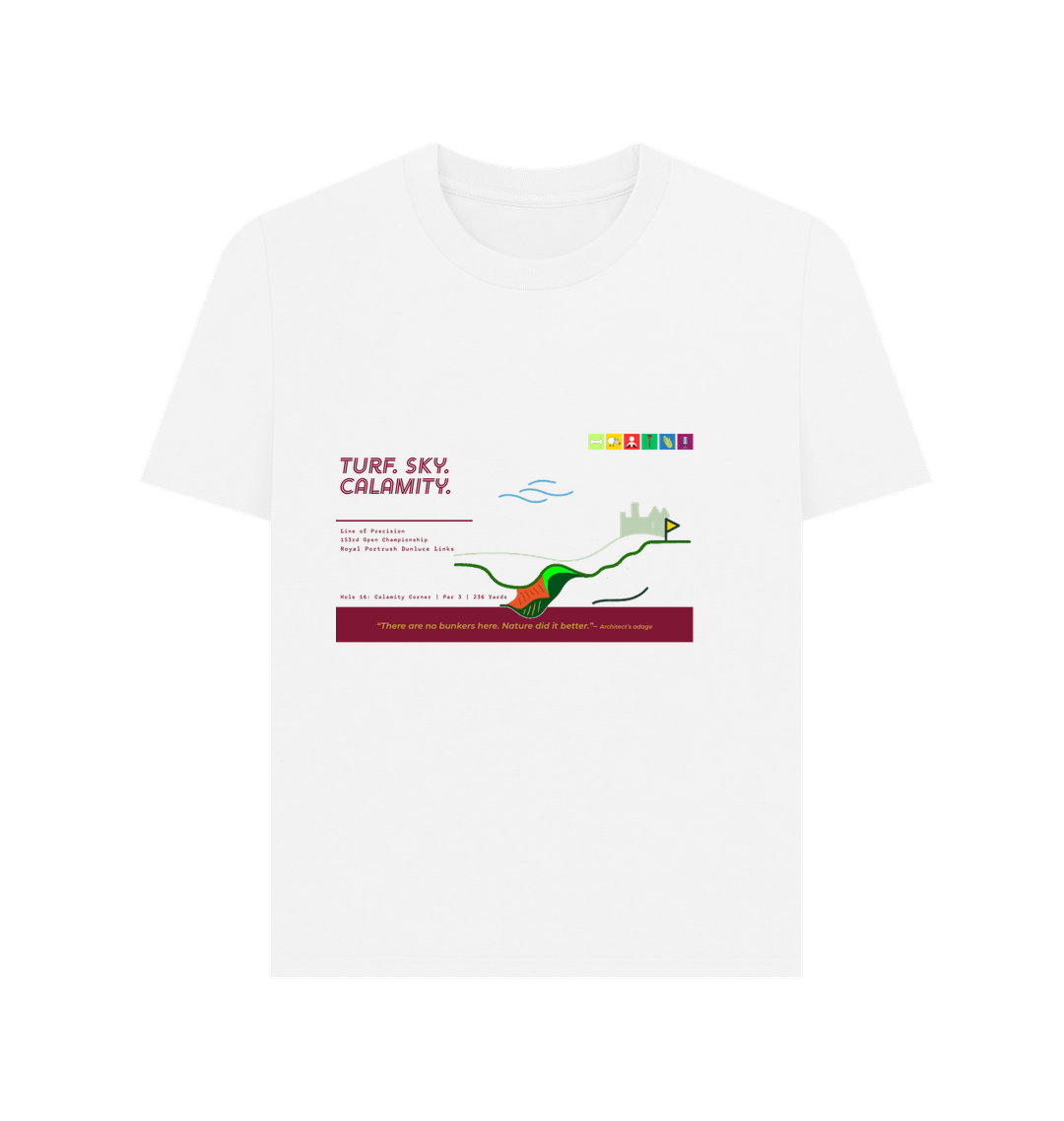 No.002 Icon Tee: Calamity ’25 | Royal Portrush - Women's Legend Released for the 153rd Open Championship