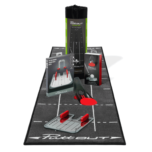 PuttOUT Complete Studio Set Golf Mat