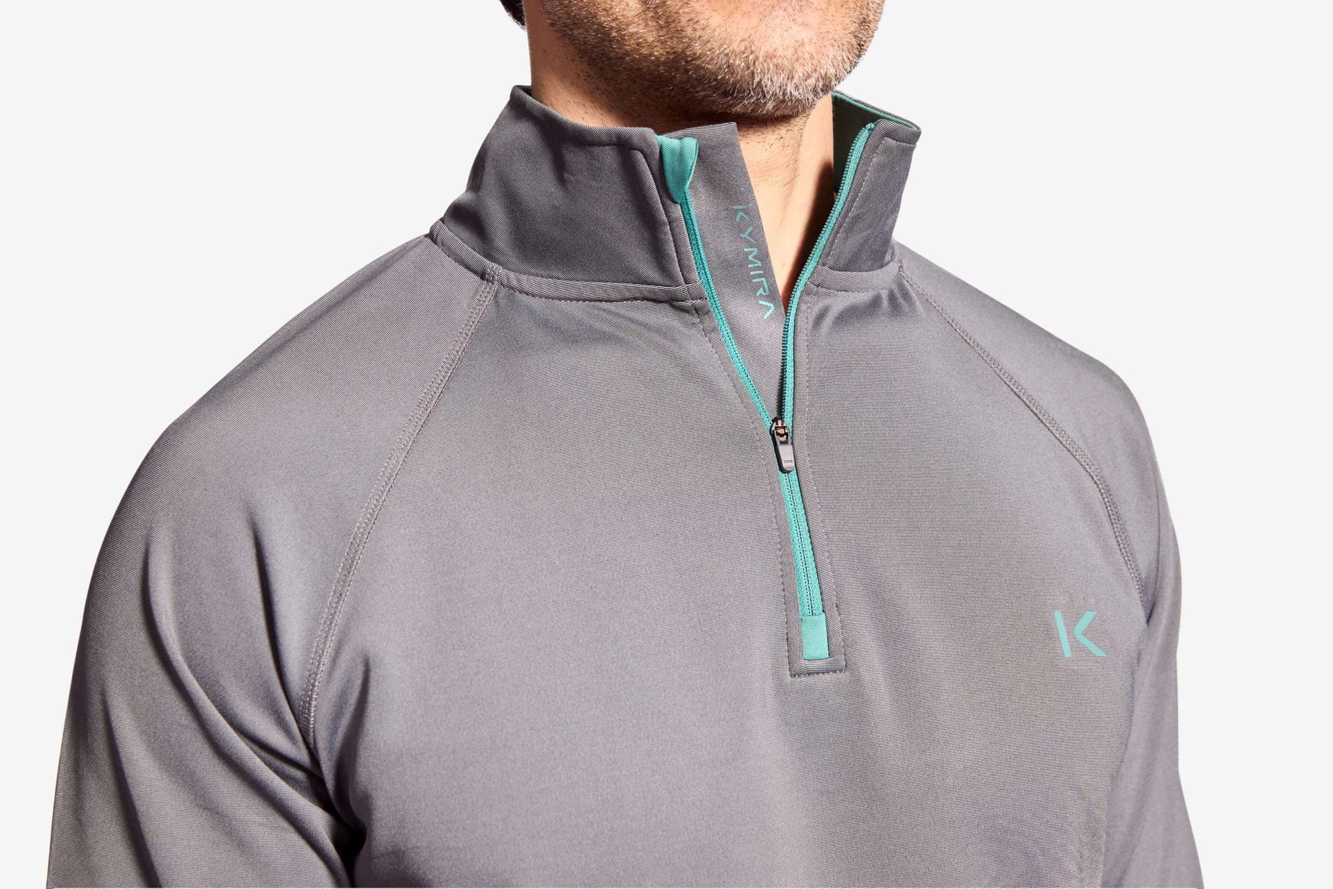 Kymira Flow Collection - Quarter Mid Zip for Men