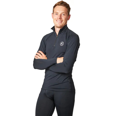 Kymira Surge Collection - 1/4 Zip Performance Top For Men -  Experience peak performance and comfort with Kymira’s 1/4 Zip ideal for layering. Infrared tech boosts muscle oxygenation, while ergonomic design ensures maximum range of motion.