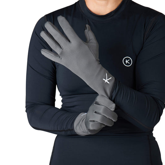Person wearing Kymira infrared gloves 