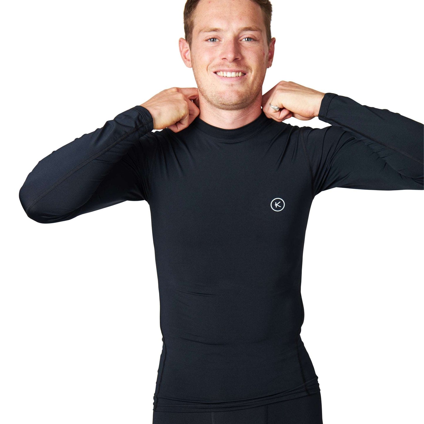 Kymira Infrared Long Sleeve Top for Men -  Durable, comfortable, and versatile. The Kymira long sleeve base layer top for men features reinforced stitching and breathable fabric, perfect for any outdoor activity.