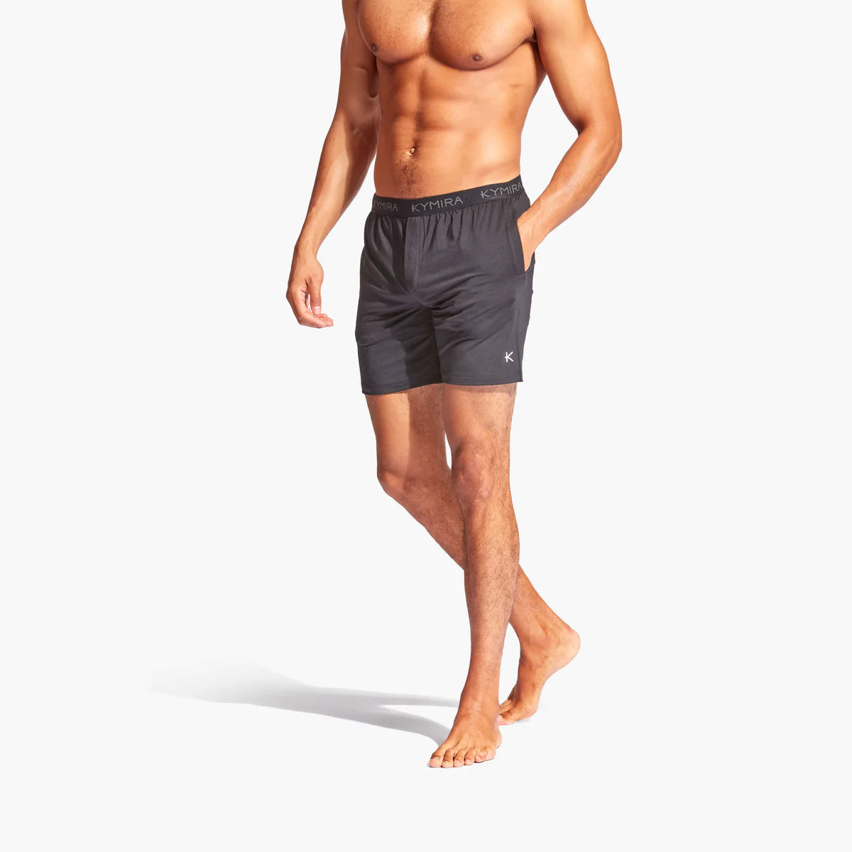 Kymira Infrared Sleepwear Shorts for Men -  Kymira Infrared Sleepwear Shorts: flat waistband, soft jersey fabric, breathable, enhances sleep quality, promotes relaxation, and improves recovery.