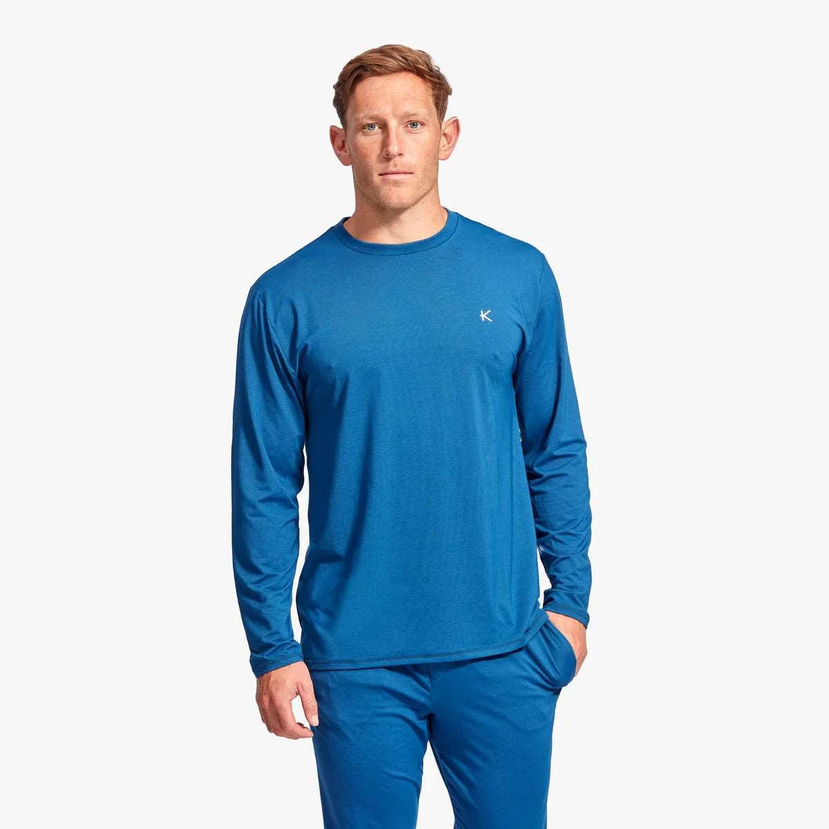 Kymira Infrared Sleepwear Top for Men -  Kymira Infrared Sleepwear Crew Neck Top for Men: drop shoulder, Tencel™ and Celliant® fibres, KYnergy® tech for increased oxygenation and circulation. Wake up refreshed.