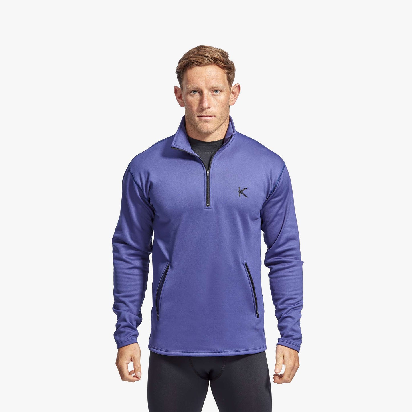Kymira Infrared Half Zip Fleece for Men -  Brave the outdoors with the Kymira Half Zip Fleece. Infrared tech ensures warmth and comfort, while high-stretch fabric and sleek design offer flexibility and style.