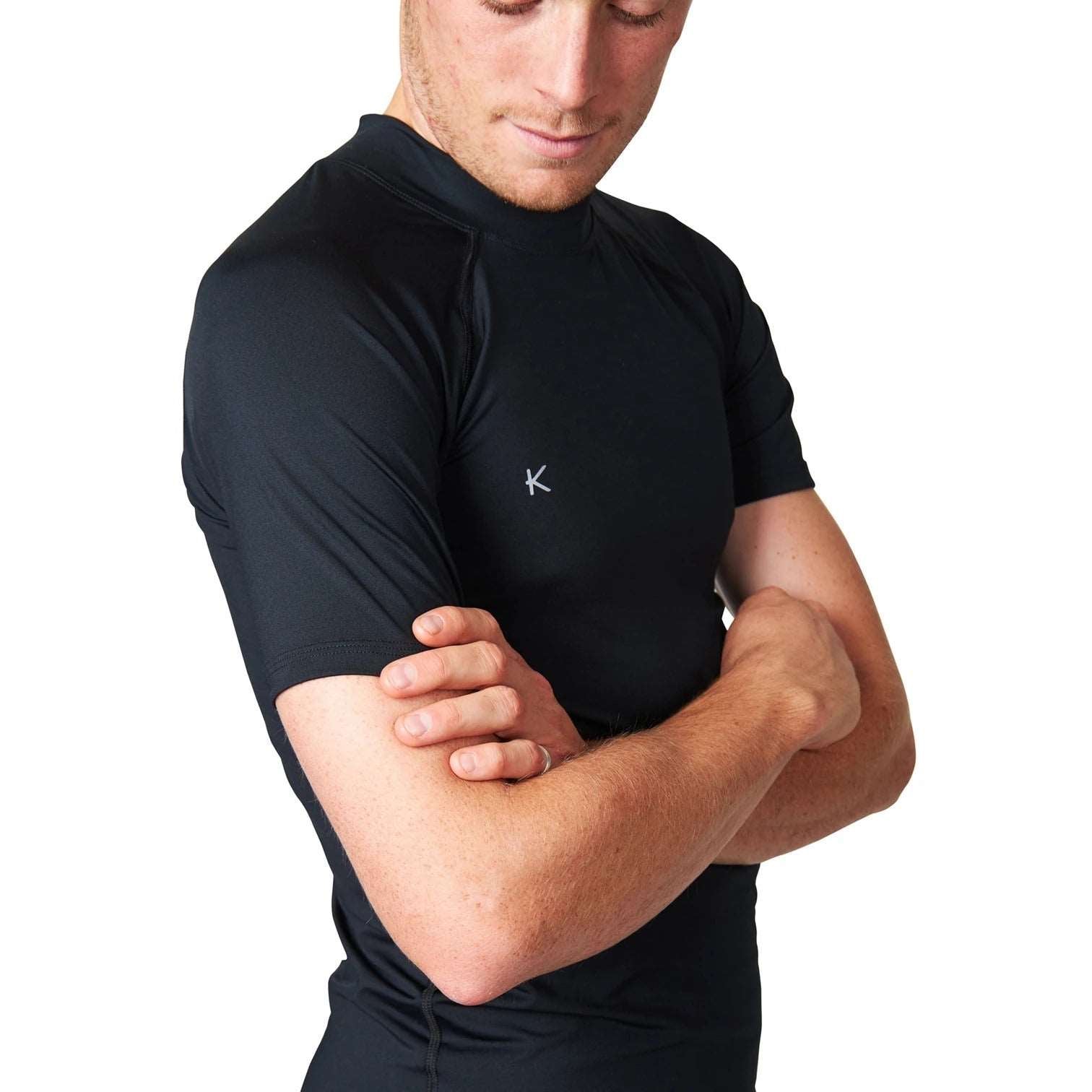 Kymira Infrared Short Sleeve Top for Men -  Durable, comfortable, and versatile. The Kymira base layer top for men features reinforced stitching and breathable fabric, perfect for any outdoor activity.