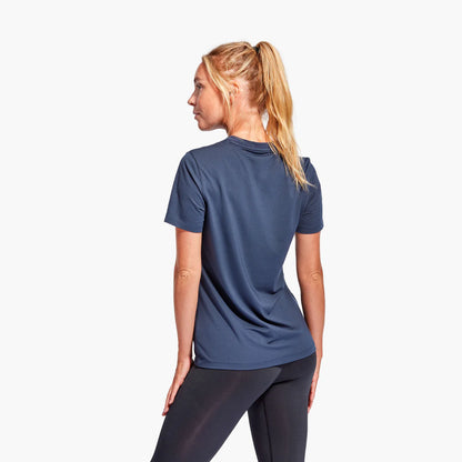 Kymira Recovery T-Shirt for Women -  Kymira Recovery T-Shirt for Women: enhances performance and recovery, breathable, moisture-wicking fabric, structured panels for comfort and mobility. Perfect for outdoor sports.
