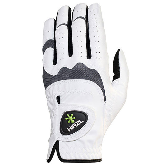 HIRZL Trust Hybrid Glove -  THE PERFECT COMBINATION OF KANGAROO & SYNTHETIC LEATHER Do you want to be able to effortlessly maintain a firm grip in order to achieve longer shots and improve your control over the ball’s direction, leading to fewer poor shots? Our top selling glove for years and trusted by Golf Pro’s, Long Drivers and Amateurs alike